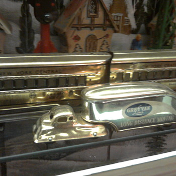 Art deco toy truck in chrome - Art Deco