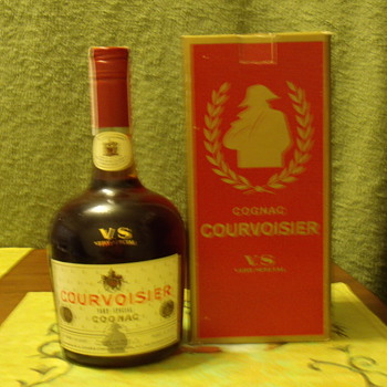 2-1-1969 V.S. cognac courvoisier 80 proof from France - Bottles