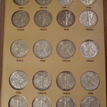 Silver U.S. Half Dollars-Barber, Walker, Franklin & Kennedy 1892 onward...