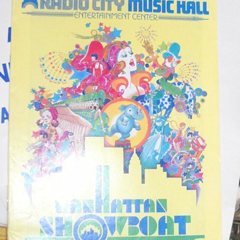 Showboat - Radio City Music Hall Playbill and an invitation to dinner from President Jimmy Carter - Advertising