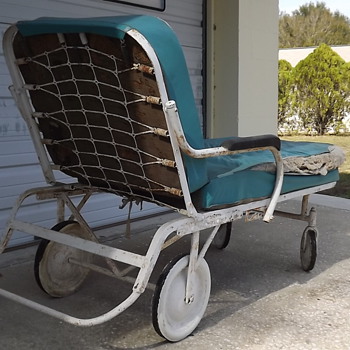 Antique Hospital Chair Chase Lounge? - Furniture