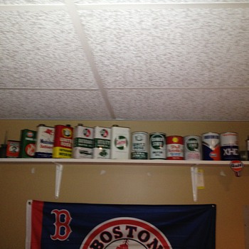 One shelf of my collection petroliana - Petroliana