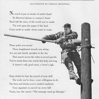 1953 - Bell Telephone Advertisements - Advertising