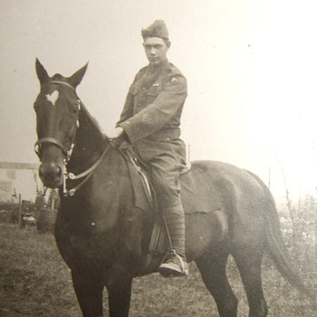 WW1 US Occupation trooper on horseback