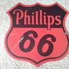 Phillips 66 porcelain sign
