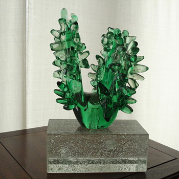 Art glass "cactus" - Art Glass