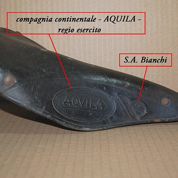 original "Bersagliere Bike" seddle from Bianchi - Sporting Goods