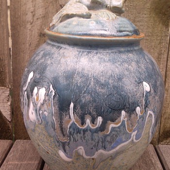 Art pottery signed Cinder - Pottery