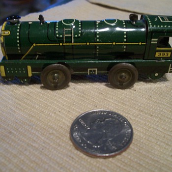 Tiny Tin Litho Clockwork Train