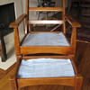 Unknown 1930's American craftsman armchair and ottoman