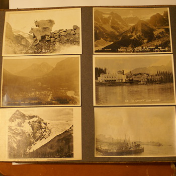 RPPC 1920's Doctors Travel Collection. 6- On Each Side Of Album Page. - Postcards