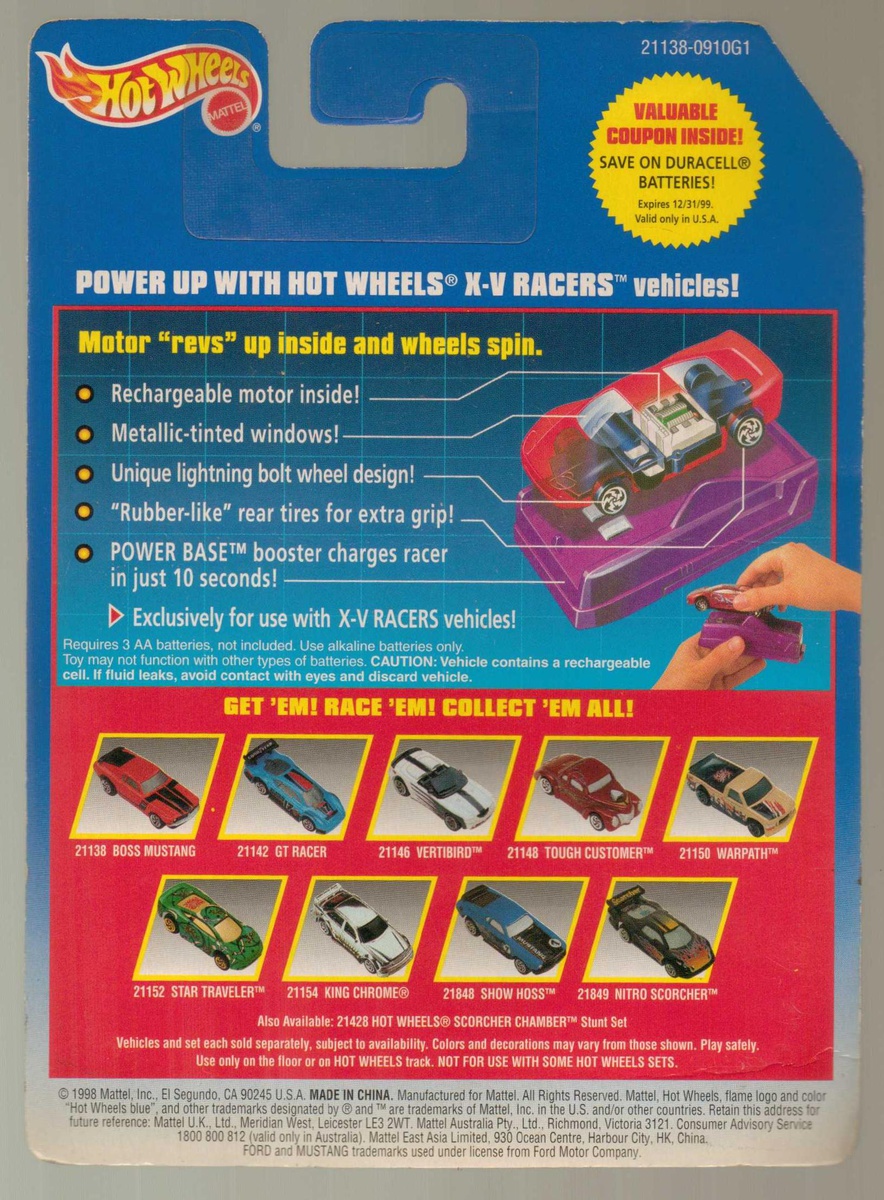 1998 Hot Wheels XV Racer Collectors Weekly