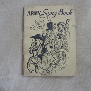1941 army song book - Books
