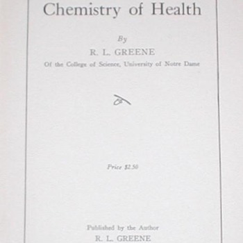 1928 The Chemistry of Health