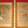 Matching Pair of CHI CHANG HOU Original Chinese Watercolor on Silk
