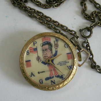 Spiro Agnew pocket / necklace watch - Pocket Watches