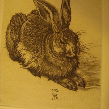 Albert Durers' The Hair  - Who's signature is this???