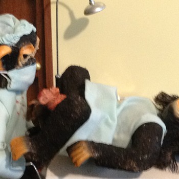  A Day at the Drs Office!!Monkey Giving Birth and Monkey Getting a shot .