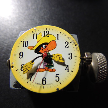 Man's Unknown Cartoon Character Watch.