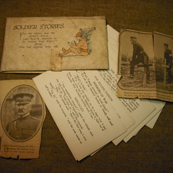 WWI items from one lot - paper and photos