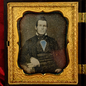 Mr. and Mrs. Sidney Perham, Governor of Maine, daguerreotypes