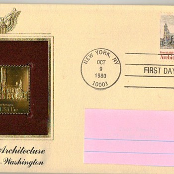 Golden Replicas of U.S. Stamps