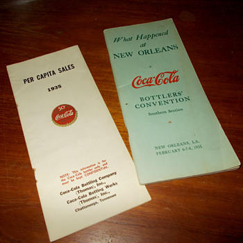 1930 and 35 Coca-Cola brochures - Coca-Cola