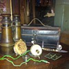 binocculars/war box/meter with leather case etc