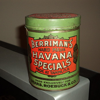 Cigar Tin - Tobacciana