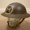 WW11 steel helmet, possibly North Africa