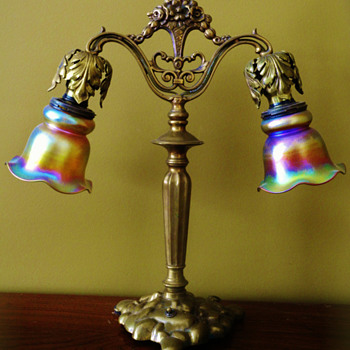 I have loved this base for years and have finally got the right shades for it. :O) - Lamps