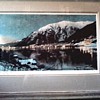 Trevor Davis Signed Tinted Photographic Print / "Harbor Lights" Juneau, Alaska 1942 /Circa 1977