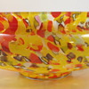 Czech Glass bowl with paper label - SZBK