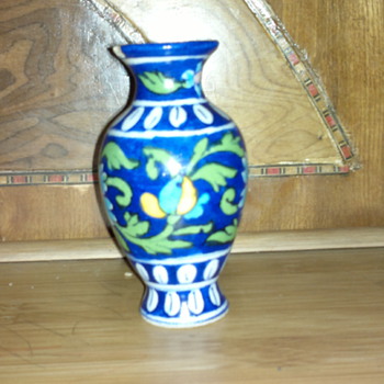 A Classic Blue Pottery Vase - Art Pottery