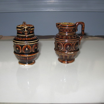 Falcon Faced - Geometrics Minitures - Art Pottery