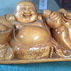 Wood Buddah cone Incense Burner
