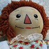 Georgene Black outlined nose Raggedy Ann doll 