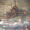 I found this painting of the USS Connecticut, by Fred Pansing. anybody know anything about it?