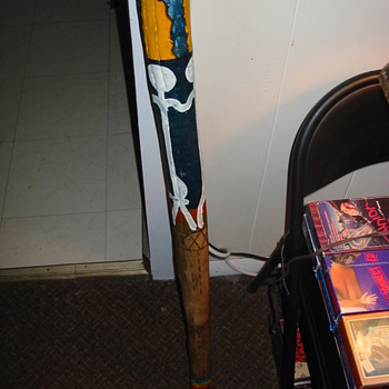 One of a kind African cane/rainmaking staff