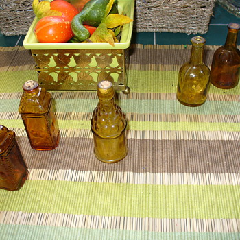 Small Amber Glass Bottles - Bottles