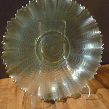 Shallow Glass Bowl-Depression Glass?