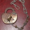 Adlake Railroad Padlock...With Brass Key And Chain