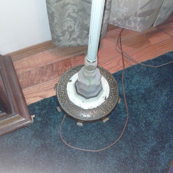 Floor Lamp, Monarch; Edward Alden shade
