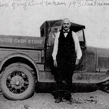 Old man and his country store. - Photographs