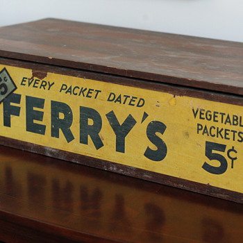 Vintage Seed Box - Advertising