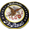 Early Hamms convex porcelain sign