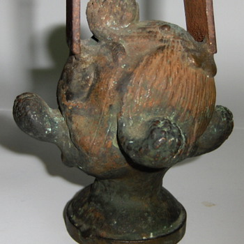 Vintage Cast Iron Production Head Mould of Olive Oyl Mystery? - Dolls