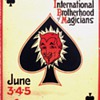 Original "International Brotherhood of Magicians" Ring Convention Window Card
