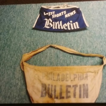Philadelphia Bulletin newspaper bags. (see pics). - Advertising