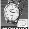 1952 - Movado Calender Watch Advertisement